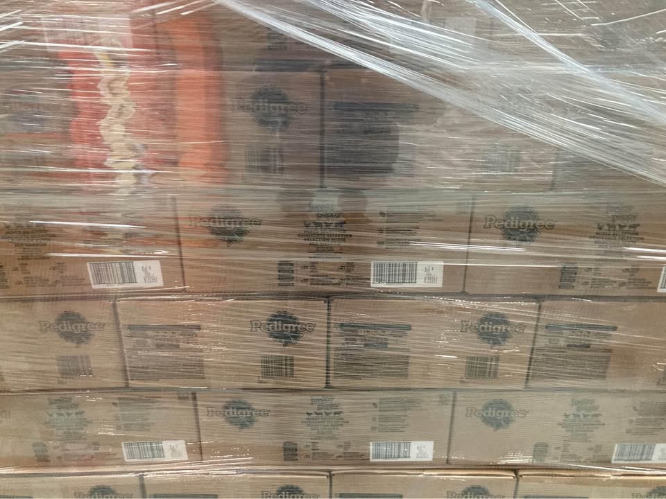 Pallet Load of Pedigree Junior Puppy Dog Food Car boot Sale clearance goods