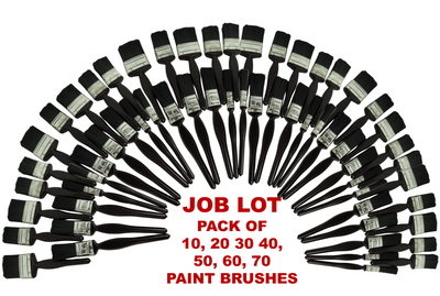 Paint Brushes Set Decorators 10 - 70 Pack Job Lot Advanced Bristle Sizes DEAL