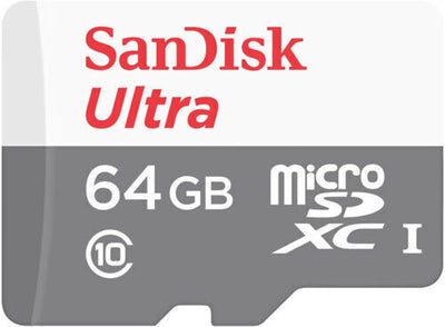 SanDisk Micro SD Card 32GB 64GB 128GB Class 10 SDHC SDXC Phone Memory & Adapter
