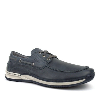 RRP Â£85 Josef Seibel Matthias 11 Mens Laced Up Comfort Slip On Shoes Blue UK 13