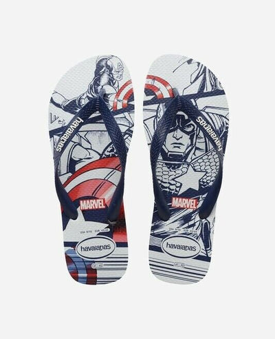 Havaianas Unisex Kid's Boys GirlsTop Marvel Flip Flops UK 7 Child