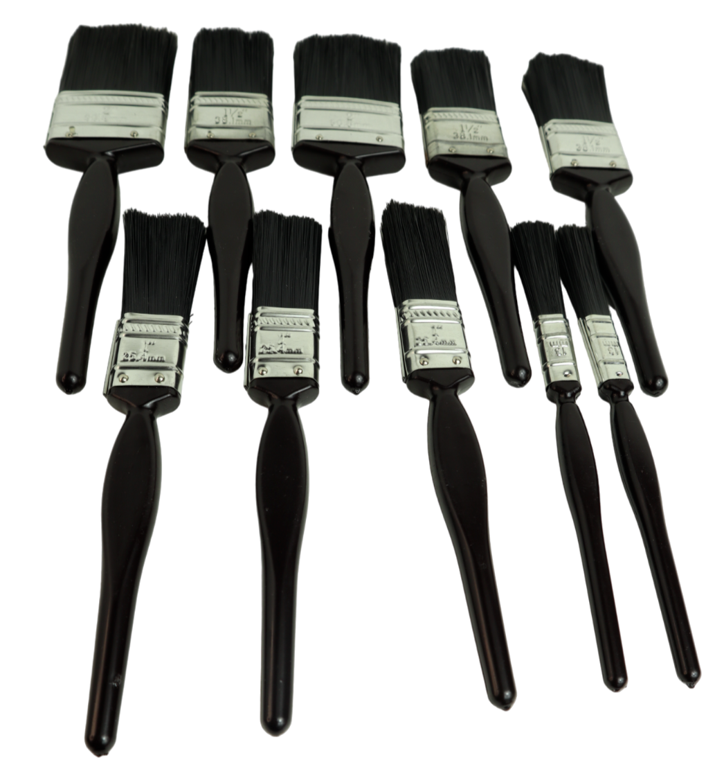 Paint Brushes Set Decorators 10 - 70 Pack Job Lot Advanced Bristle Sizes DEAL