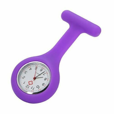 Nurses Fob Watch Tunic Analogue Pocket Brooch Clip On Washable FREE UK POST