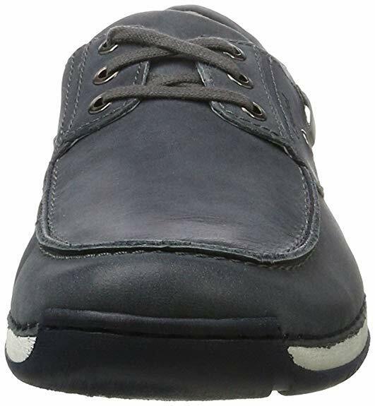RRP Â£85 Josef Seibel Matthias 11 Mens Laced Up Comfort Slip On Shoes Blue UK 13