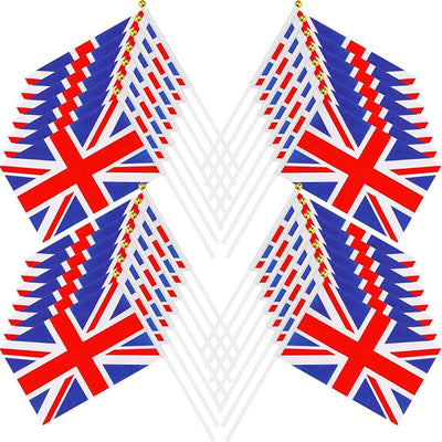 2023 Union Jack Flag Small Hand Waving British Royal Coronation Party Event UK