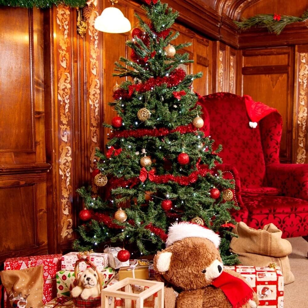 6 X 2M Chunky Tinsel Christmas Tree party Home Xmas Decor Thick Garland 12 Metre