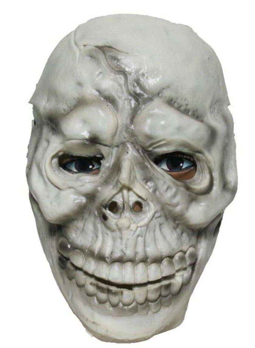 HORROR MASK Scary Rubber Latex Trick or Treat Halloween Fancy Dress Costume UK