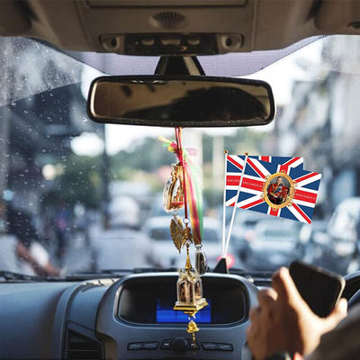 2023 Union Jack Flag Small Hand Waving British Royal Coronation Party Event UK