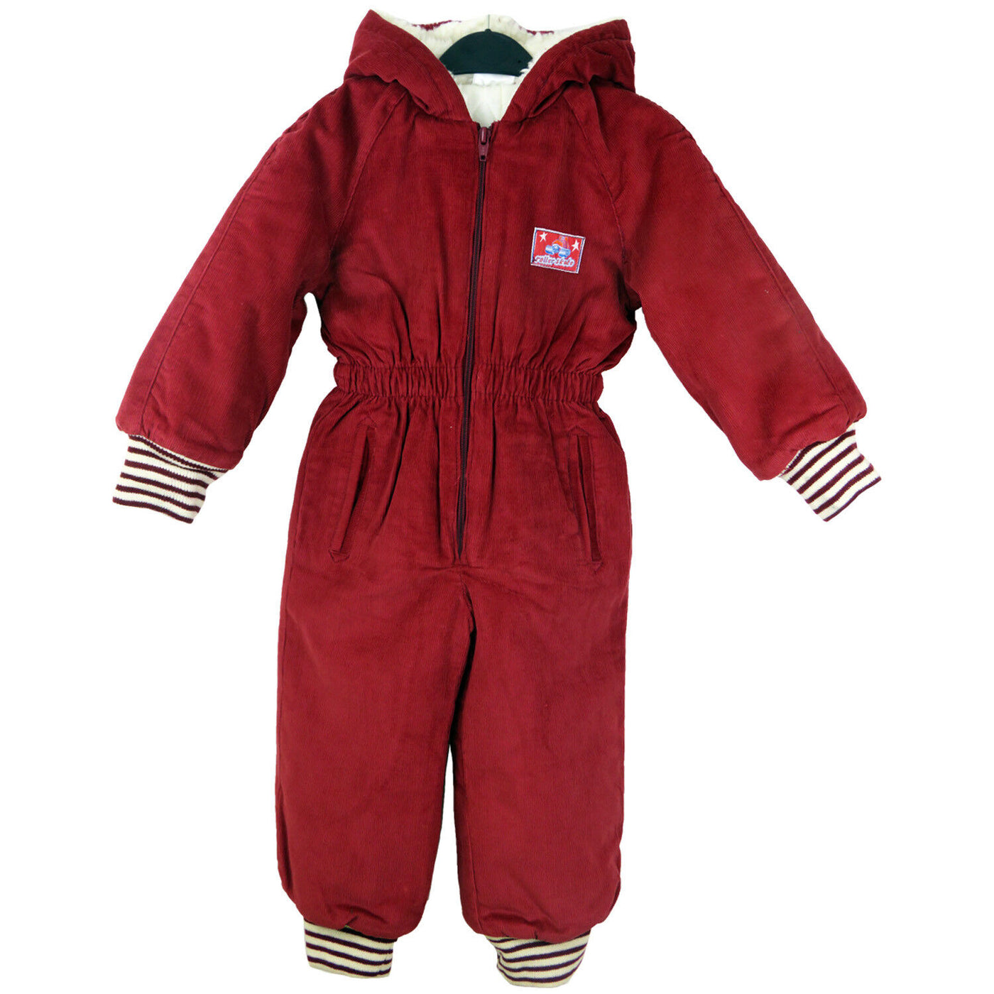 KIDS BABY WINTER WARM FLEECE JUMPSUIT ALL IN ONE CHILDRENS BOYS GIRLS 12-24M