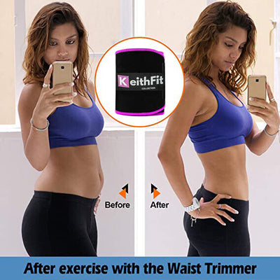 Sweat Belt Men Women Tummy Waist Trainer Hot Body Shaper Slim Band Wrap