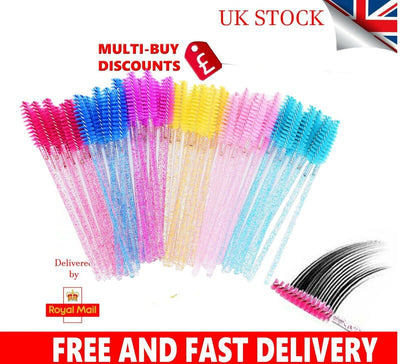 Mascara Wands Brushes Eyelash Lash Brow Disposable Extension Applicator Spoolie