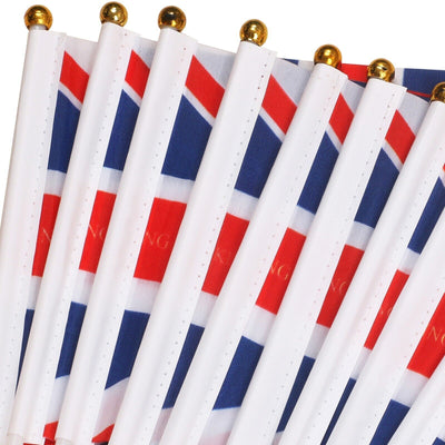 2023 Union Jack Flag Small Hand Waving British Royal Coronation Party Event UK