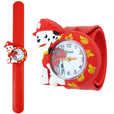 Kids Boys Girls Childrens PAW PATROL Snap On Slap Watch Quartz Analogue Watches