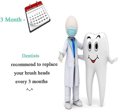 Compatible Oral b Braun toothbrush Heads - Replacement Electric Toothbrush Heads