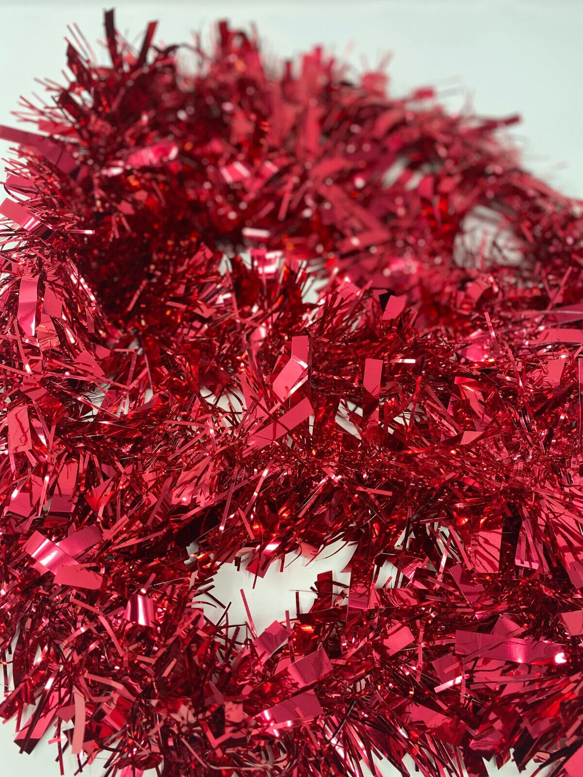 2M (6.5FT Tinsel Chunky Christmas Tree Decoration Home Xmas Garland 10 Colour UK