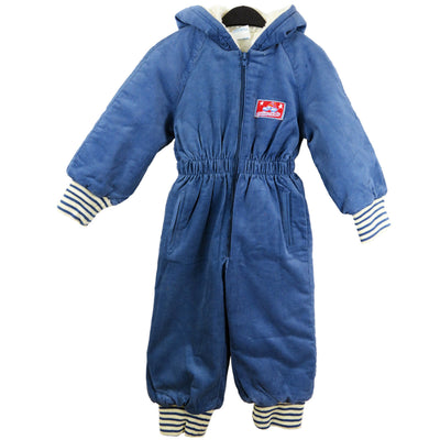 KIDS BABY WINTER WARM FLEECE JUMPSUIT ALL IN ONE CHILDRENS BOYS GIRLS 12-24M