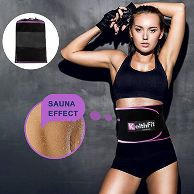 Sweat Belt Men Women Tummy Waist Trainer Hot Body Shaper Slim Band Wrap