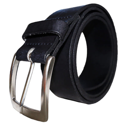 Leather Mens Belt Belts Strap 100% Genuine Full Grain Real Black  TOP BRAND