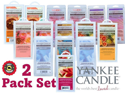2Pcs YANKEE CANDLE HOME INSPIRATION FRAGRANCED WAX MELT CUBES 75g BRAND NEW VAR