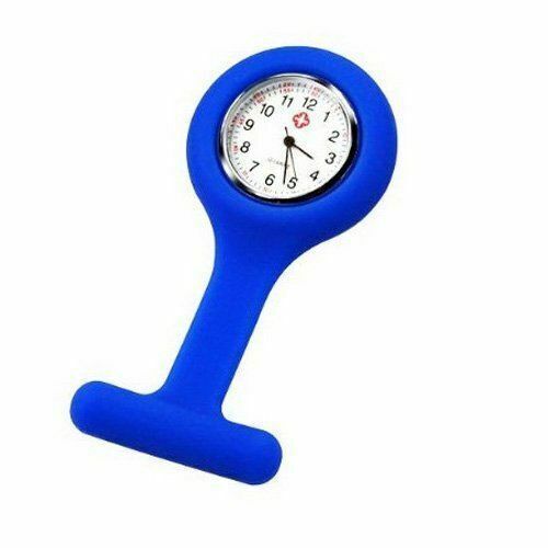 Nurses Fob Watch Tunic Analogue Pocket Brooch Clip On Washable FREE UK POST