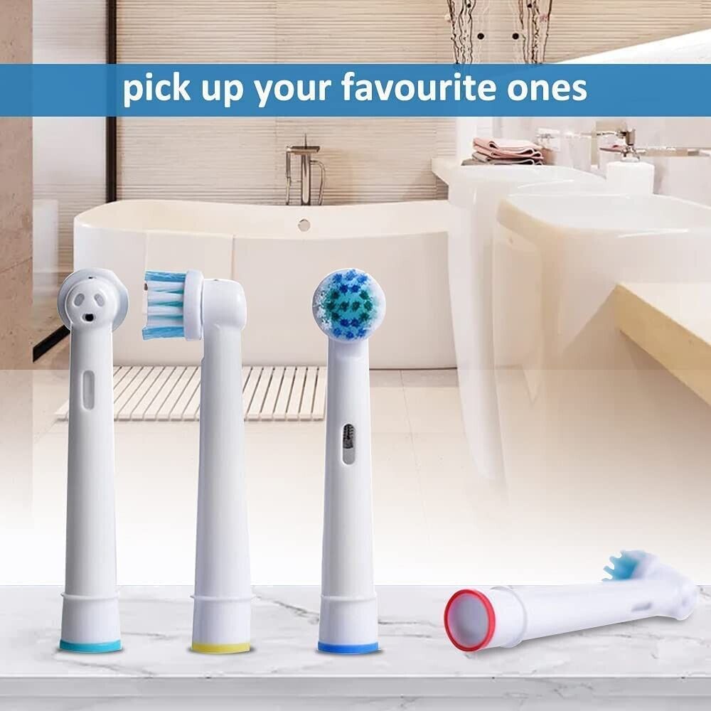 Compatible Oral b Braun toothbrush Heads - Replacement Electric Toothbrush Heads