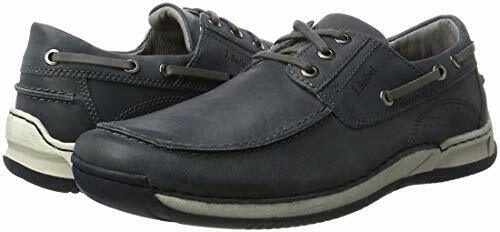 RRP Â£85 Josef Seibel Matthias 11 Mens Laced Up Comfort Slip On Shoes Blue UK 13