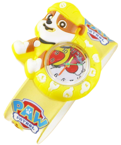 Kids Boys Girls Children Paw patrol Snap On Slap Watch Quartz Analogue Watches