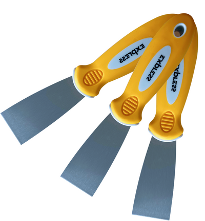 Wallpaper Scraper Tool Set 3pcs Blade Putty Heavy Duty Paint Filling Stripper