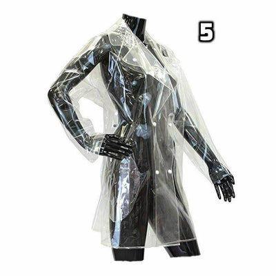 Ladies Transparent Fashion Festival PVC Raincoat