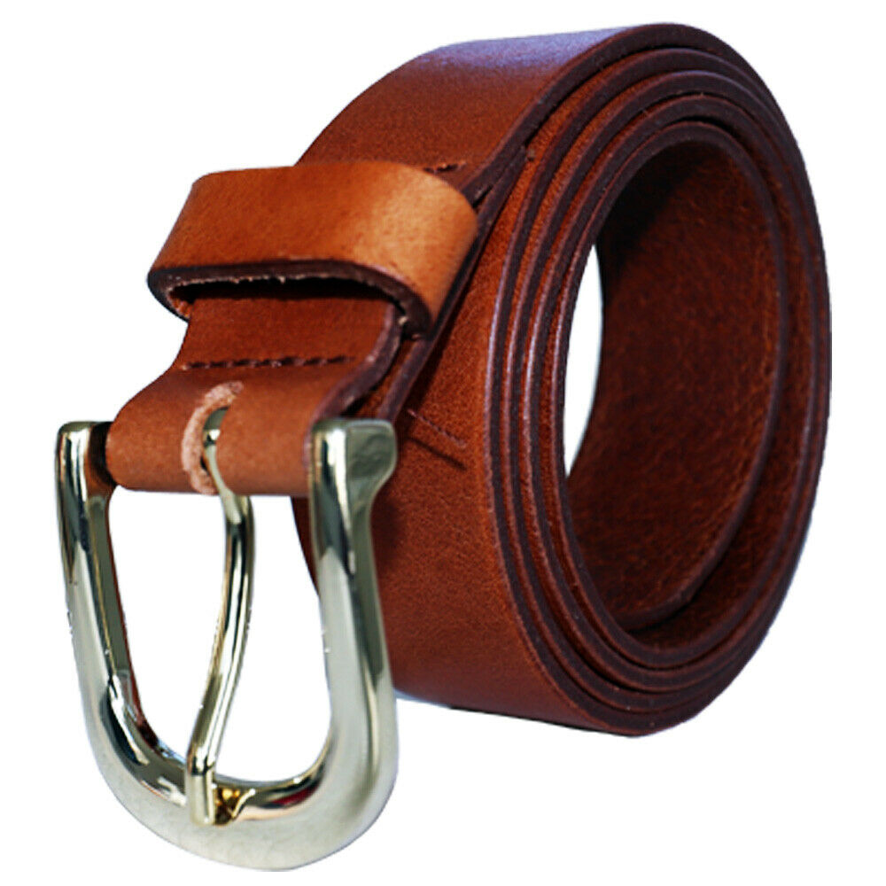 Leather belt (100% genuine) leather top brand