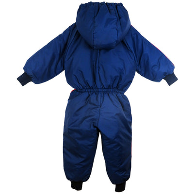 Kids Waterproof Hooded Zip Up Winter Fleece Jumpsuit